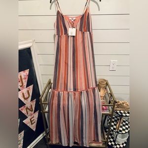 Boutique Colorful Maxi Dress - NWT